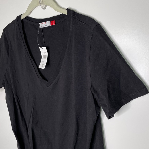 NWT n : philanthropy Women's T-shirt Dress Black Medium - Picture 4 of 6